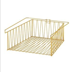 IKEA KALLAX Wire Basket Brass Gold - set of 4